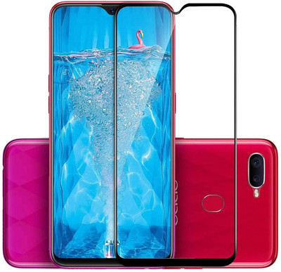 iCopertina Edge To Edge Tempered Glass for Oppo F9(Pack of 1)