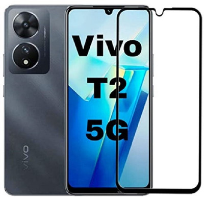 Sai Edge To Edge Tempered Glass for Vivo T2 5G(Pack of 1)