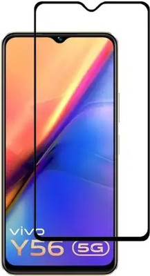 welldesign Edge To Edge Tempered Glass for vivo Y56 5G, Vivo Y56 5G(Pack of 1)