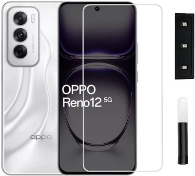 SM Styles Edge To Edge Tempered Glass for Oppo Reno 12 5g(Pack of 1)