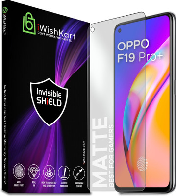 iWishKart Edge To Edge Tempered Glass for Oppo F19 Pro Plus, Oppo F19 Pro+, 0.3mm Mat / Matte(Pack of 1)