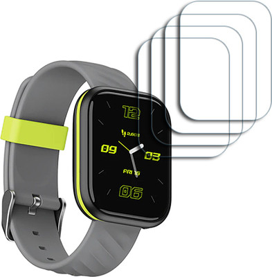 SOMTONE Edge To Edge Tempered Glass for boAt Xtend Sport 1.69 inch SMARTWATCH SCREEN GUARD(Pack of 4)