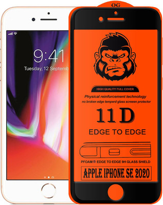 Xester Edge To Edge Tempered Glass for APPLE IPHONE SE 2020(Pack of 1)