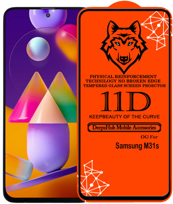 CRodible Edge To Edge Tempered Glass for Samsung Galaxy M31s(Pack of 1)