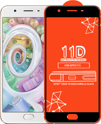 Qyist Edge To Edge Tempered Glass for Oppo F1s(Pack of 1)