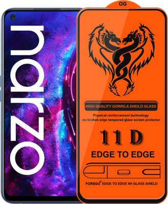 Forego Edge To Edge Tempered Glass for realme NARZO 30(Pack of 1)