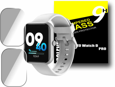 FINCH Edge To Edge Tempered Glass for DIZO WATCH D PRO(Pack of 2)