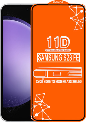 CYOR Edge To Edge Tempered Glass for SAMSUNG S23 FE(Pack of 1)