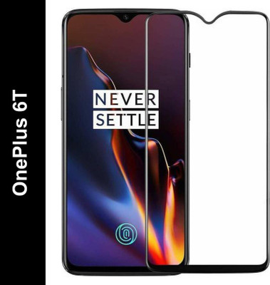 RCHJV Edge To Edge Tempered Glass for OnePlus 6T(Pack of 1)