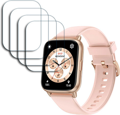 ARBAN Edge To Edge Tempered Glass for Amazfit Pop 2 SMARTWATCH SCREEN GUARD(Pack of 4)