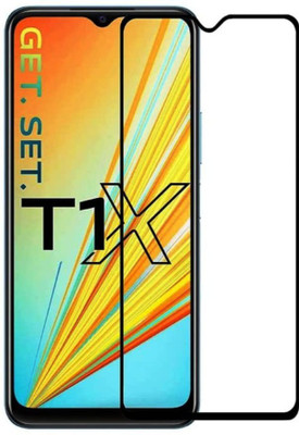 1DOLLAR Edge To Edge Tempered Glass for Vivo T1x (Gorilla--Glass-11D)(Pack of 1)