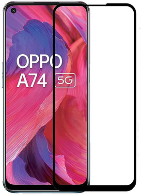 EITANSHA CREATION Edge To Edge Tempered Glass for Oppo A74 5G, Oppo A74(Pack of 1)