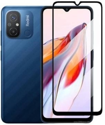BRENZZ Edge To Edge Tempered Glass for Redmi 12C, REDMI 12C(Pack of 1)