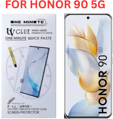 GORILLA PRO Edge To Edge Tempered Glass for Honor 90 5G ( Premium Quality UV Glass )(Pack of 1)