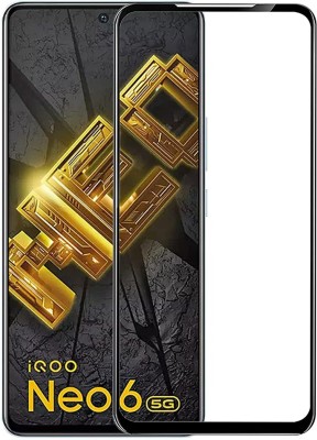 EITANSHA CREATION Edge To Edge Tempered Glass for Vivo iQOO Neo 6 5G, iQOO Neo 6 5G, Vivo iQOO Neo 6 SE 5G, iQOO Neo 6 SE 5G, Vivo iQOO 7 5G, iQOO 7 5G, Vivo iQOO 7 Legend 5G, iQOO 7 Legend 5G, Vivo iQOO 9 SE 5G, iQOO 9 SE 5G(Pack of 1)