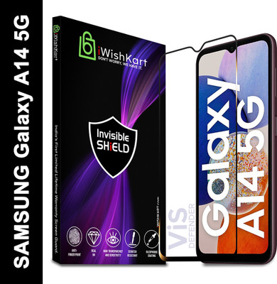 iWishKart Edge To Edge Tempered Glass for SAMSUNG Galaxy A14 5G, SAMSUNG A14, A14 5G, a 14(Pack of 1)