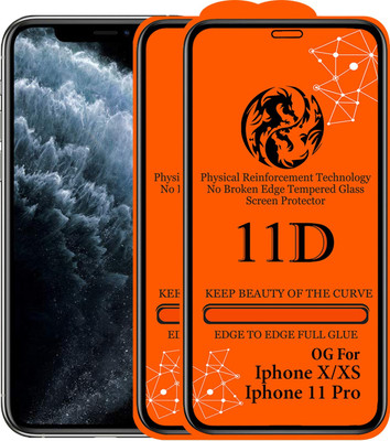 Sai Edge To Edge Tempered Glass for Apple Iphone 11 Pro(Pack of 1)