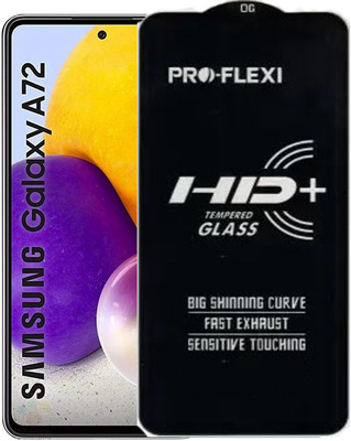 SM Styles Edge To Edge Tempered Glass for Samsung Galaxy A72/Samsung A72(Pack of 1)