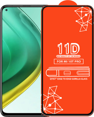 Qyist Edge To Edge Tempered Glass for Mi 10T Pro(Pack of 1)