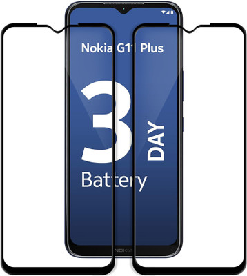 Flipkart SmartBuy Edge To Edge Tempered Glass for Nokia G11 Plus(Pack of 2)