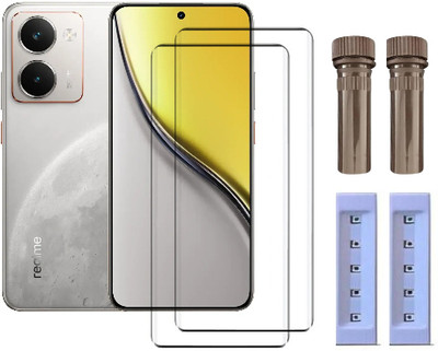 crixus Edge To Edge Tempered Glass for realme P3 Ultra 5G(Pack of 2)