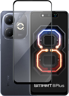 KWINE CASE Edge To Edge Tempered Glass for Infinix Smart 8 Plus(Pack of 1)