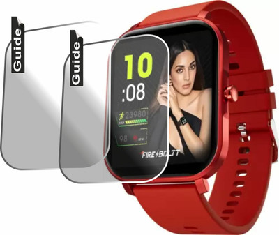 JSGROWITTECH Edge To Edge Tempered Glass for Fire Boltt Epic Plus SmartWatch(Pack of 2)