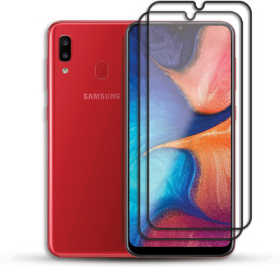 PROACCS Edge To Edge Tempered Glass for SAMSUNG GALAXY A20(Pack of 2)