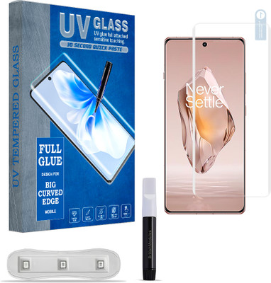 tombik Edge To Edge Tempered Glass for OnePlus Ace 3 Front Curve UV Tempered Glass Guard Screen Protector(Pack of 1)