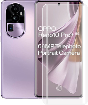 MBR Edge To Edge Tempered Glass for OPPO Reno10 Pro Plus 5G, Meibo Series 3D Curved High Quality UV Liquide Glue Glass with Easy Installation(Pack of 1)