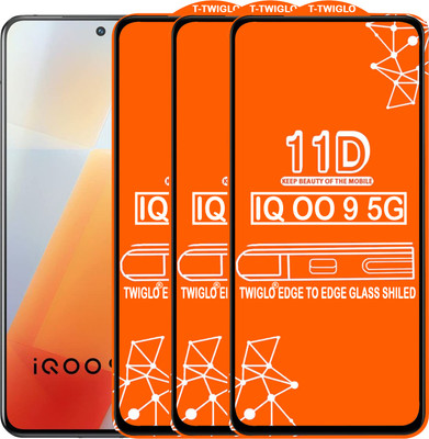 Flipkart SmartBuy Edge To Edge Tempered Glass for IQOO 9 5G(Pack of 3)