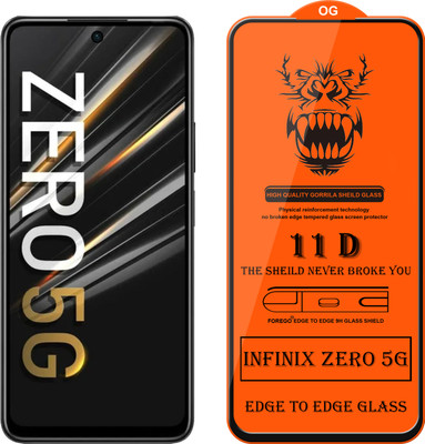 Forego Edge To Edge Tempered Glass for Infinix Zero 5G(Pack of 1)