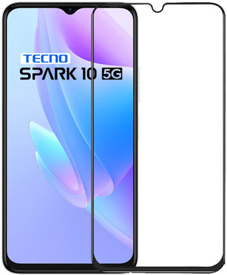 INFINITYWORLD Edge To Edge Tempered Glass for Tecno Spark 10 5G(Pack of 1)