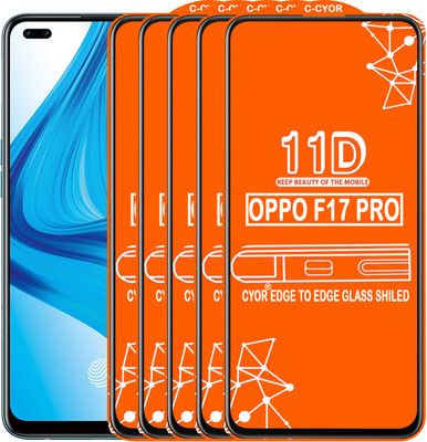 CYOR Edge To Edge Tempered Glass for OPPO F19 PRO PLUS 5G(Pack of 5)