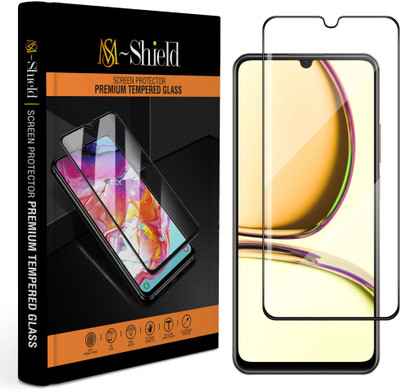 MS-Shield Edge To Edge Tempered Glass for Realme C53(Pack of 1)
