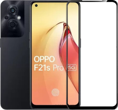 AKSHUD Edge To Edge Tempered Glass for OPPO F21s Pro 5G, OPPO F21S Pro 5G(Pack of 1)