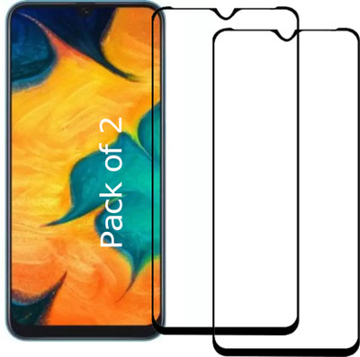 BuyFeb Edge To Edge Tempered Glass for Tecno Spark 8(Pack of 2)