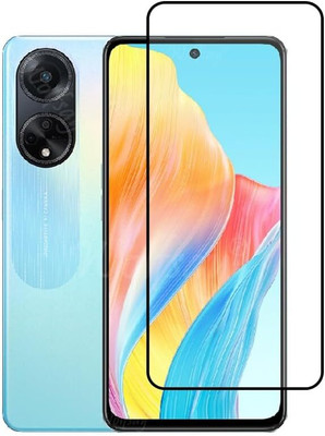 COVERLINE Edge To Edge Tempered Glass for Oppo A58 4G Screen Guard Full Coverage Screen Protector Tempered Glass(Pack of 1)