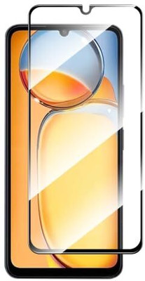 O2MG Edge To Edge Tempered Glass for POCO C65(Pack of 1)