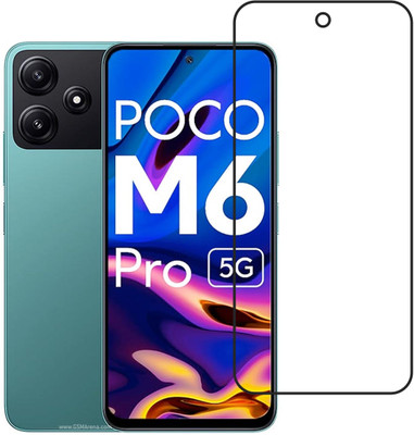 VAKIBO Edge To Edge Tempered Glass for Mi Poco M6 Pro 5G(Pack of 1)