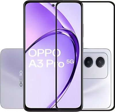 Chemforce Edge To Edge Tempered Glass for OPPO A3 PRO 5G, Realme C65 5G, Realme C67 5G, Vivo Y58 5G, 6D(Pack of 1)