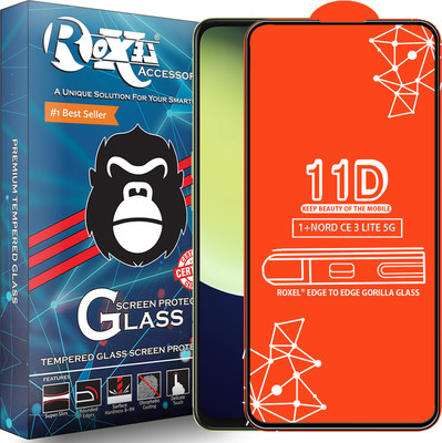Roxel Edge To Edge Tempered Glass for Oneplus Nord Ce 3 Lite 5G(Pack of 1)