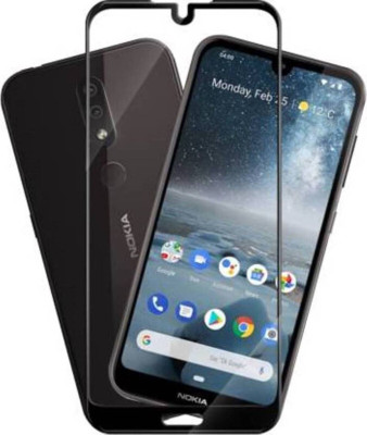 ChutPutMart Edge To Edge Tempered Glass for Nokia 4.2(Pack of 1)