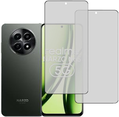 VAYUVAULT Edge To Edge Tempered Glass for realme NARZO N65 5G(Pack of 2)