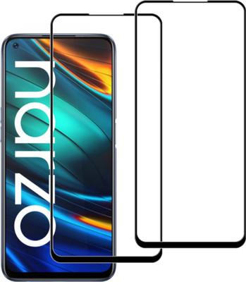 JAI CHARAN Edge To Edge Tempered Glass for Realme Narzo 20 Pro(Pack of 2)