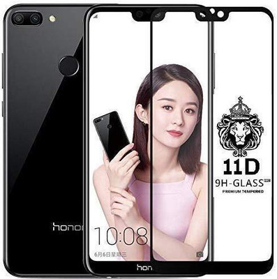 HIE POWER Edge To Edge Tempered Glass for Huawei Honor 9N-dge to Edge Coverage Screen Guard with Easy Installation Kit-Screen Protector and Installation Kit(Pack of 1)