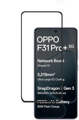 Bodoma Edge To Edge Tempered Glass for Oppo F31 Pro Plus 5G(Pack of 1)