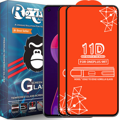 Roxel Edge To Edge Tempered Glass for Oneplus 9Rt(Pack of 2)