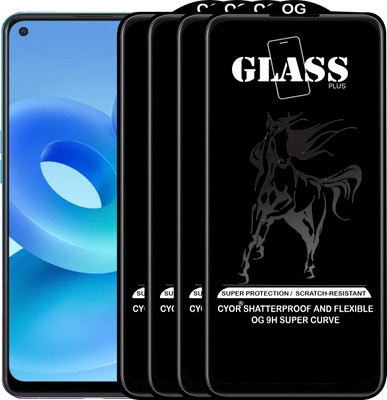 CYOR Edge To Edge Tempered Glass for OPPO A95 5G(Pack of 4)