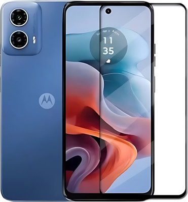 Monogamy Edge To Edge Tempered Glass for Motorola G35 5G, Moto G35 5G, 6D(Pack of 1)